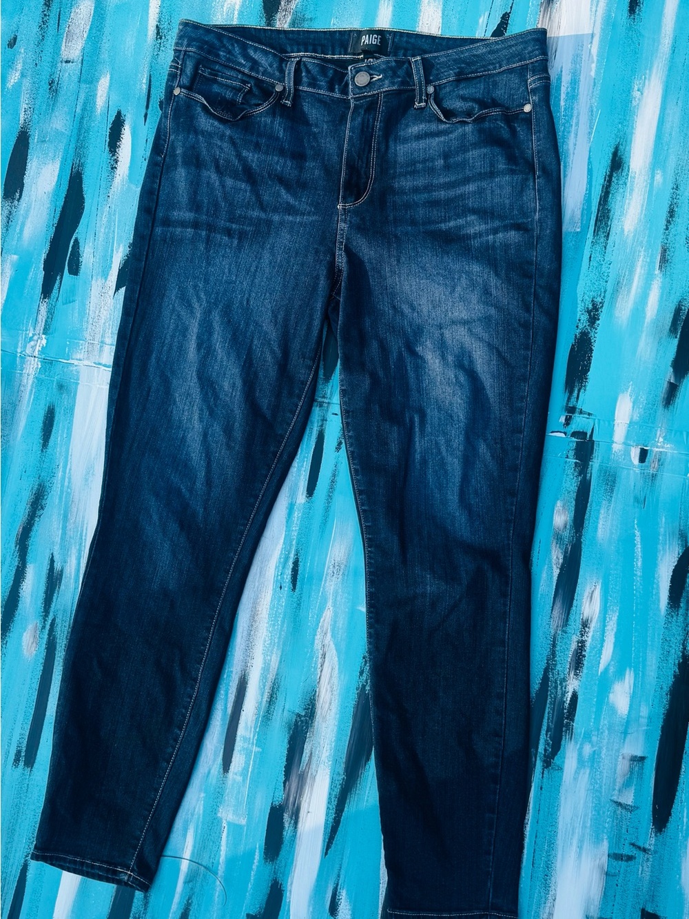 PAIGE Women's Dark Indigo Skinny Jeans